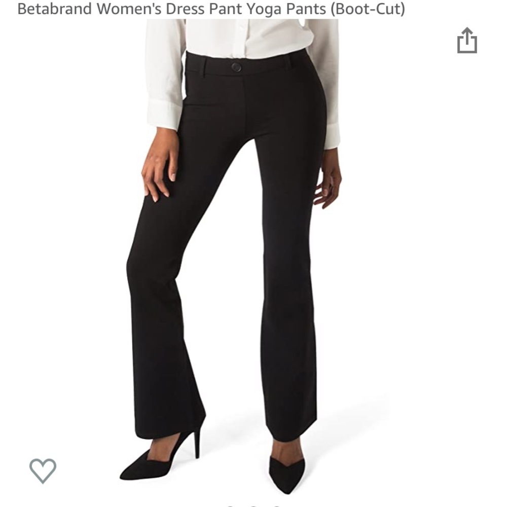 Betabrand black dress pants comfort stretch 👩‍💼